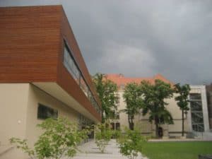 Neubau Kreuzschule Dresden, B-Bau Turnhalle und Tagesschulbereich